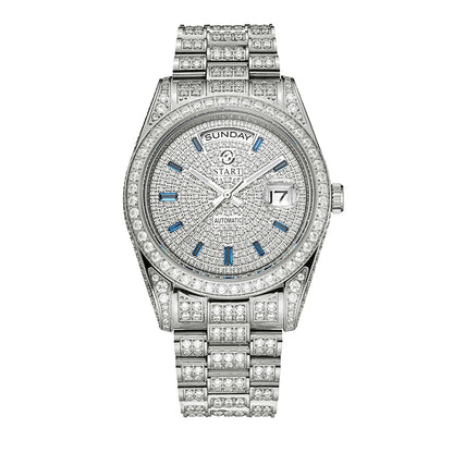 【START】Men's Automatic Mechanical Watch Diamond Watch Swiss Quality