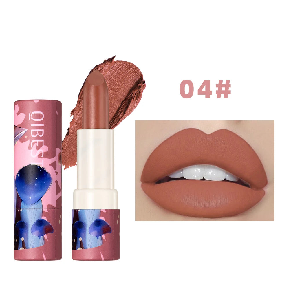 6 Colors Waterproof Nude Matte Lipsticks Long Lasting Lip Stick Sexy Red Pink