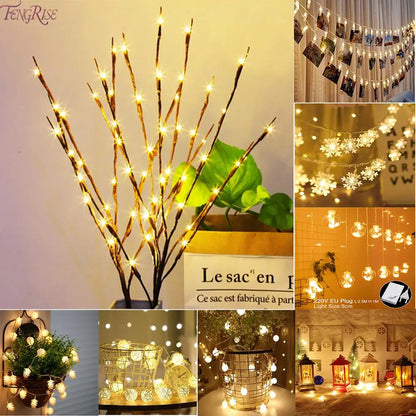 Phalaenopsis Flower Light Decor for New Year 2025