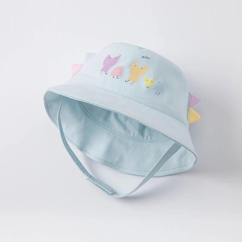 DB1221115 Dave Bella Spring New Born Baby Girls Fashion Cartoon Girl Hat