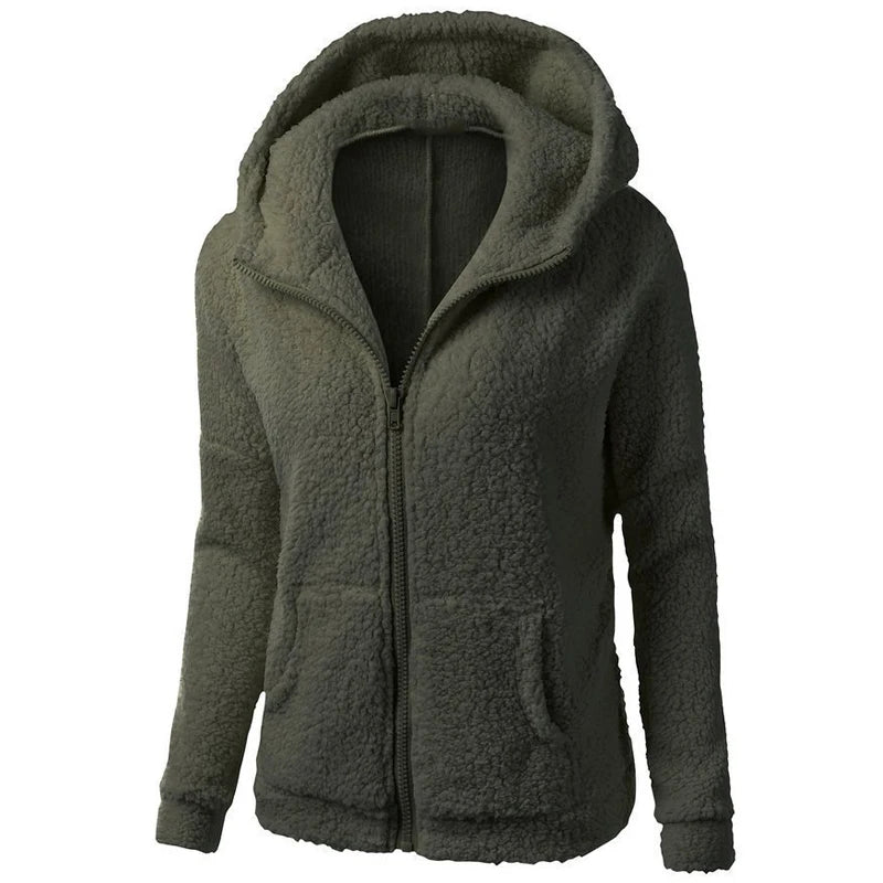 Autumn Winter Warm Jacket Women Hoodie Hooded 2023 Casual Female Hoodies