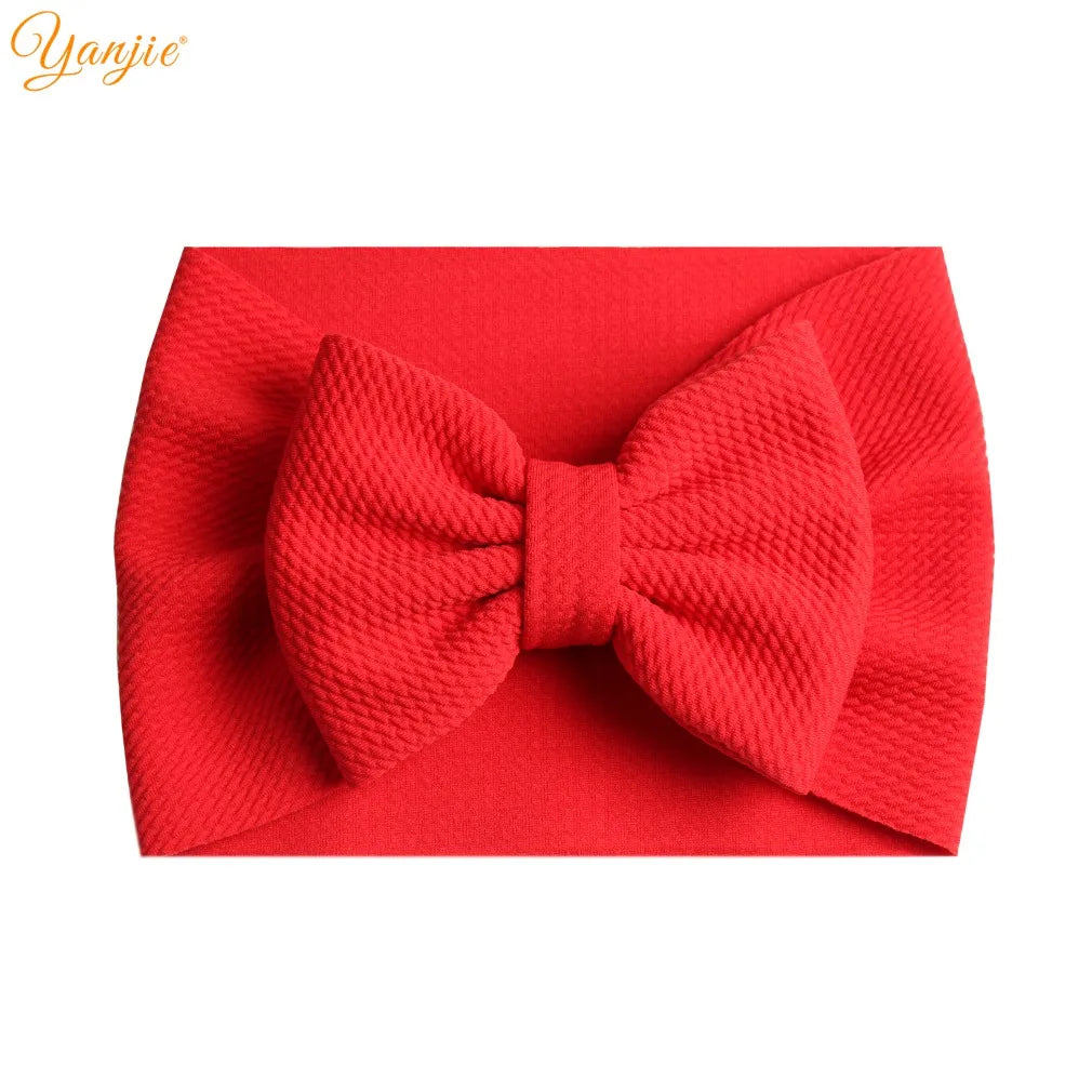 YANJIE 2023 New Turban Fashion 5'' Hair Bows Headband