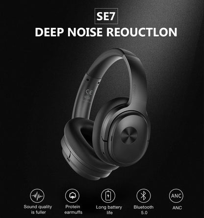 COWIN SE7[Upgraded] ANC Bluetooth Headphone Active Noise Cancelling Headphones