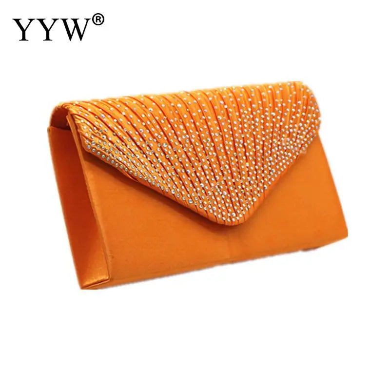 Purple Women Wedding Clutch Handbag Luxury PU Leather Bags Designed Clutch Purse