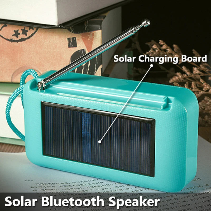 T&G TG184 Solar Bluetooth Speaker Portable Loudspeaker Wireless Outdoor