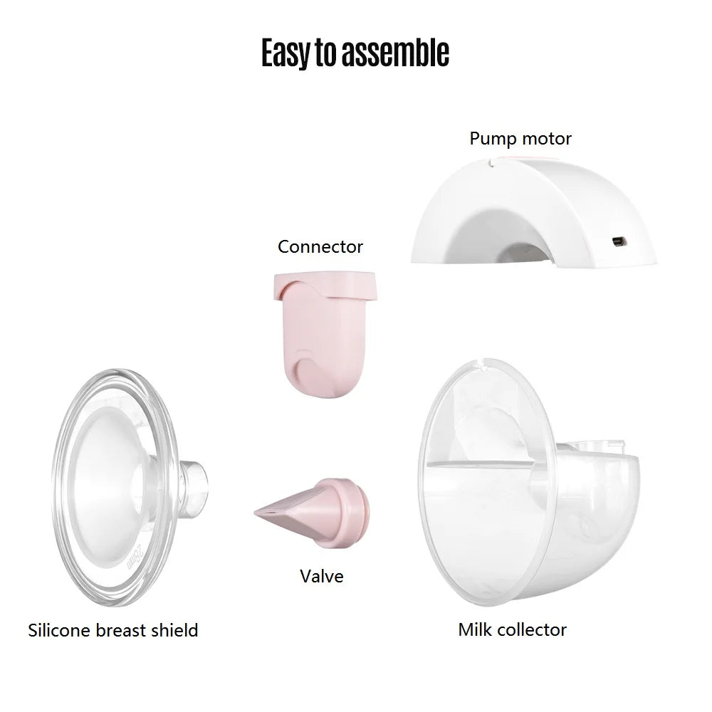 YOUHA Electric Breast Pump USB Wearable Hands Free Silent Breast Pump