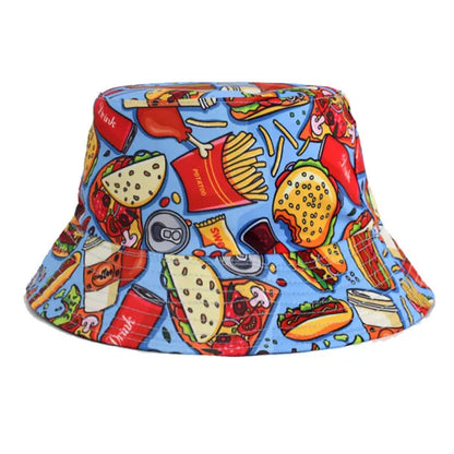 Summer Fisherman Women's Bucket Hat Men Reversible Hats