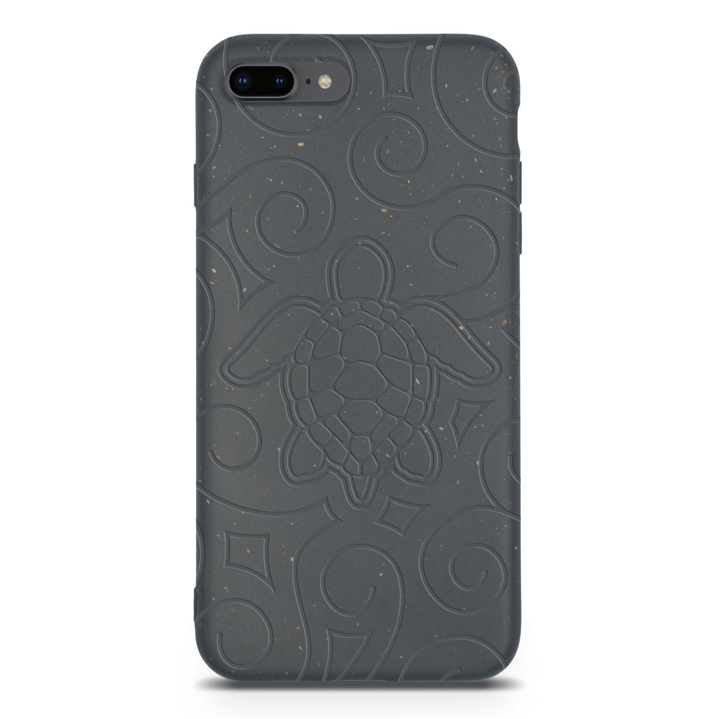 Ocean Turtle -  Biodegradable Phone Case - Ocean Blue and Black