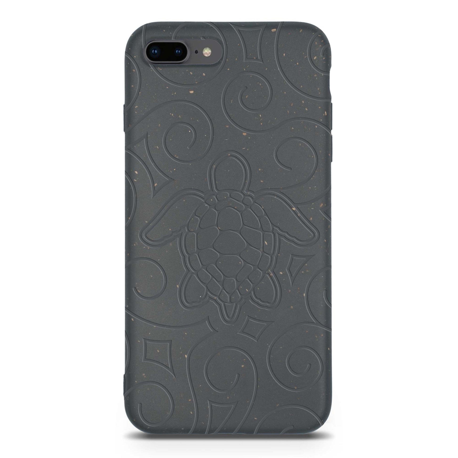 Ocean Turtle -  Biodegradable Phone Case - Ocean Blue and Black