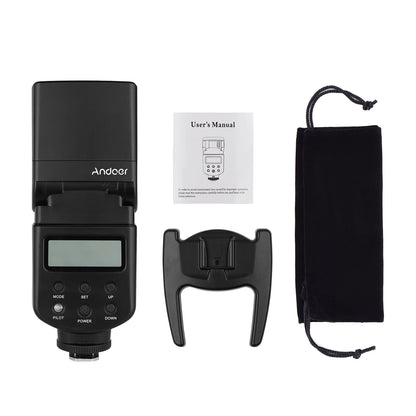 Andoer Camera Flash Speedlite With Adjustable LED Fill Light Universal Flash