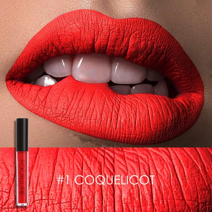 FOCALLURE Waterproof Matte Liquid Lipstick Long-Lasting Lip Tint Nude Lipgloss