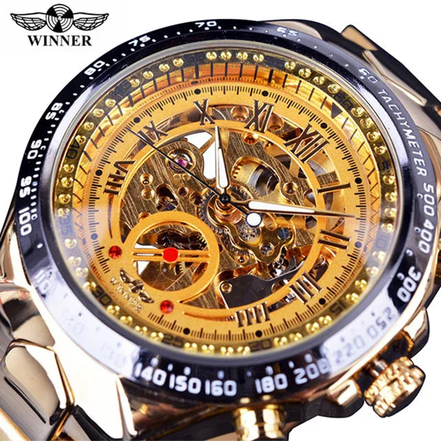 Winner New Top New Men Mechanical Wristwatches Luxury Automatic Mens Watch