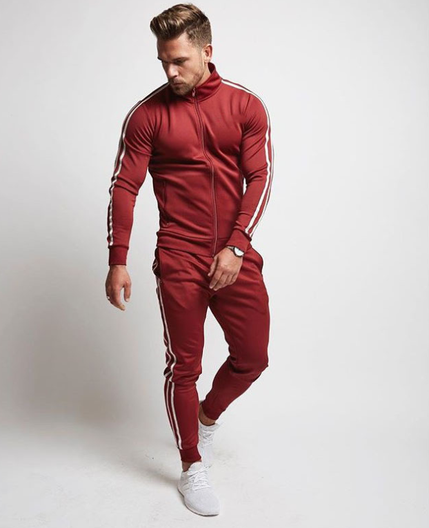 Tracksuit Men Zip Pocket New Men Sets Autumn Spring Sporting Suit Sweatshirt