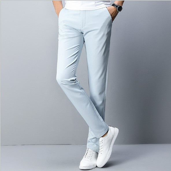 Hot Sale Mens Suits Pants Formal Business Latest Light Color Dress Trousers