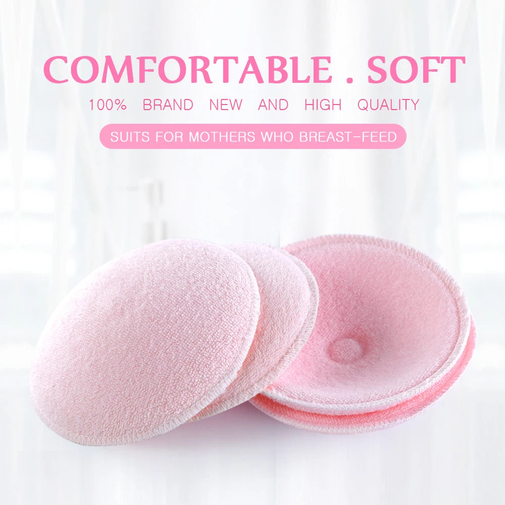 Surface Cotton + Sanitary Sponge Reusable Breast Nursing Pads Soft 3D Cup