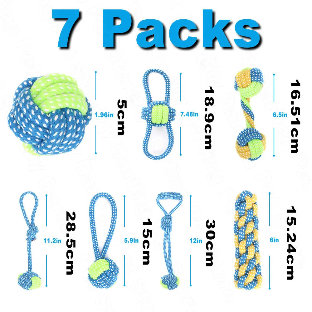 Pet Dog Toys for Large Small Dogs Toy Interactive Cotton Rope