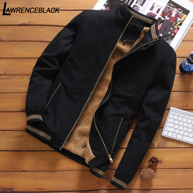 Fleece Jackets Mens Plus Size Casual Jacket Clothing Brand