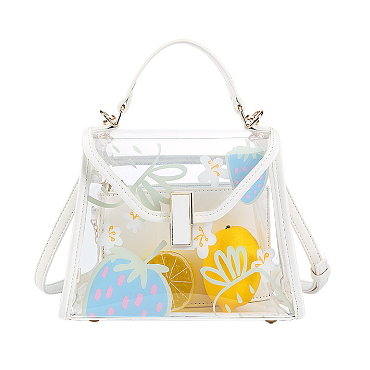 2021 Designer Customized Women Fashion Hand Bags Transparent Handbag