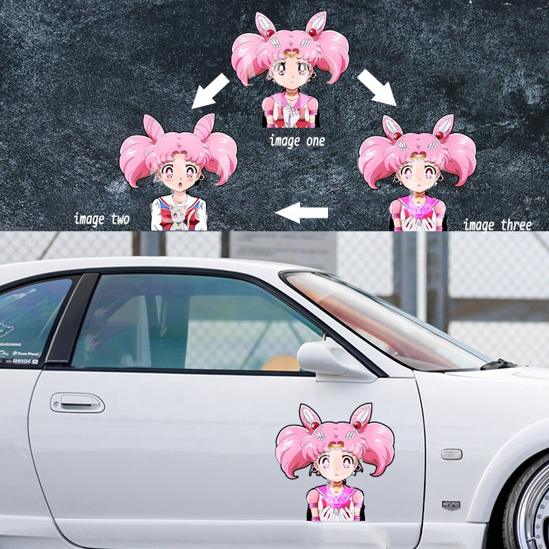 Chibiusa Anime Cute Girl Stickers Creative Car Sticker Notebook Waterproof Decal