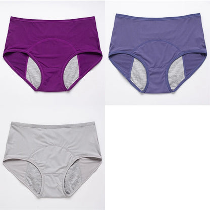 3pcs/Set Leak Proof Menstrual Panties Women Period Underwear Sexy Pants