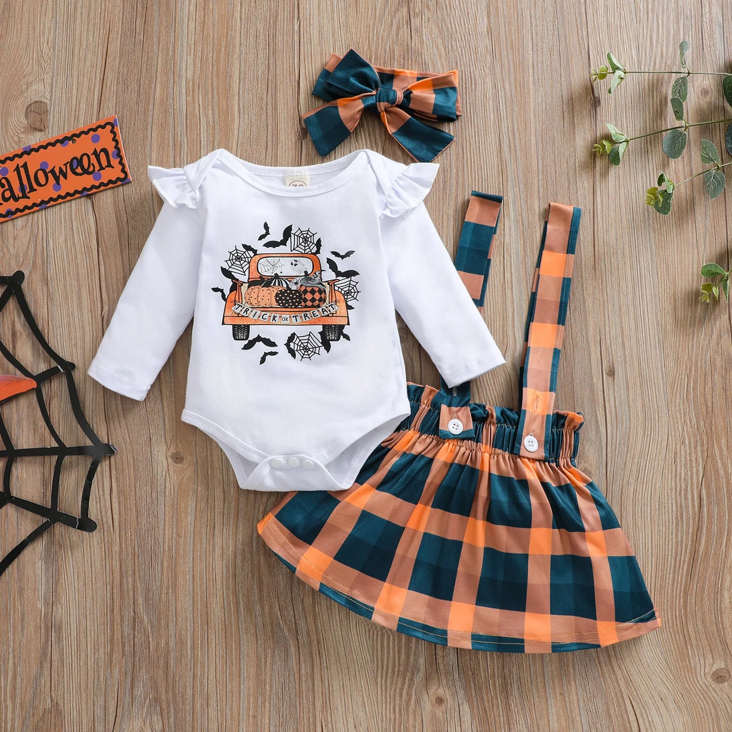 Ma&amp;Baby 0-24m Halloween Baby Girls Costumes Newborn Infant Girl Clothes Set