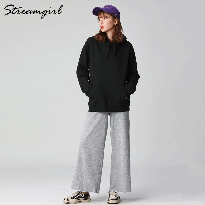 Women's Sweatshirt Cotton Oversized Hoodies and Sweatshirts