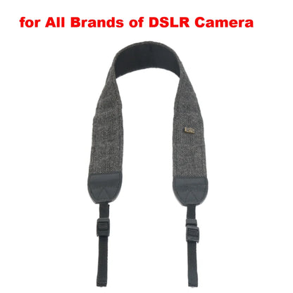 Double Shoulder Camera Straps Adjustable Leather Camera Shoulder Straps Portable