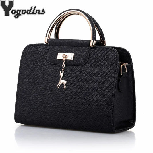 Fashion Handbag New Women Leather Bag Large Capacity Shoulder Bags Casual