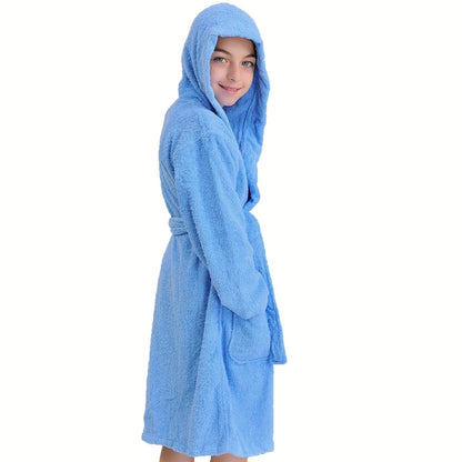 Summer Bath Robe Kids Bathrobes for Boys Girls Pyjamas Towel Beach Sleepwear