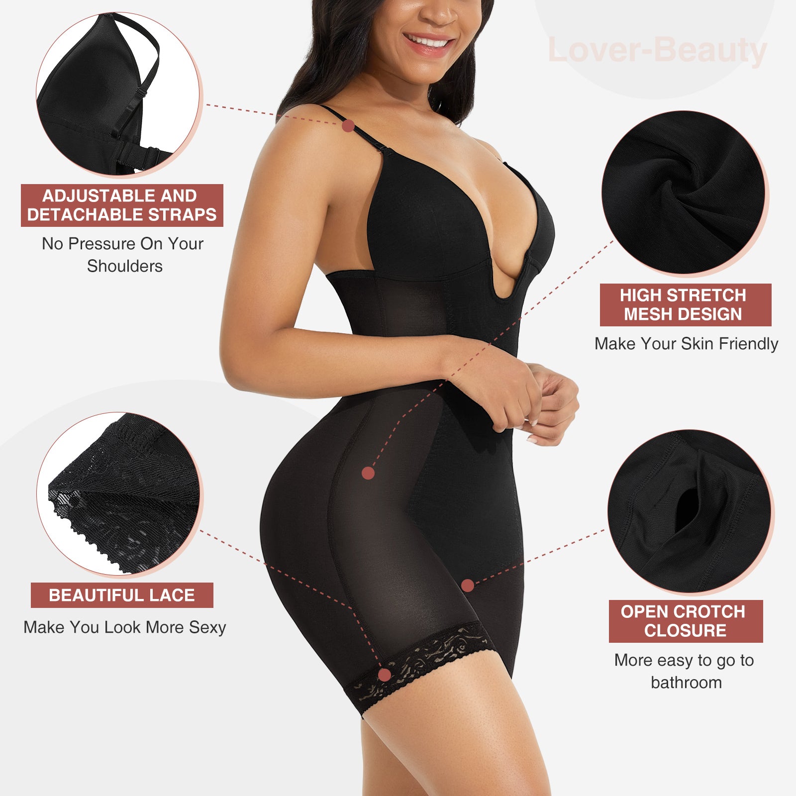 HEXIN Wholesale Shapewear Backless Body Shaper Bra