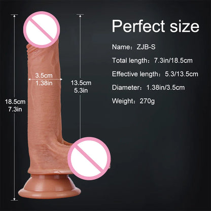 Soft Sexy Huge Dildo Skin Feeling Realistic Penis Sex for Women