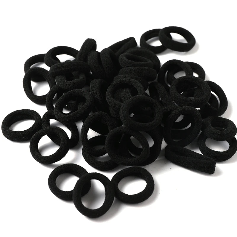 Wholesale 50pcs/Lot Girls 3.0 CM Nylon Elastic Hair Bands Rubbe