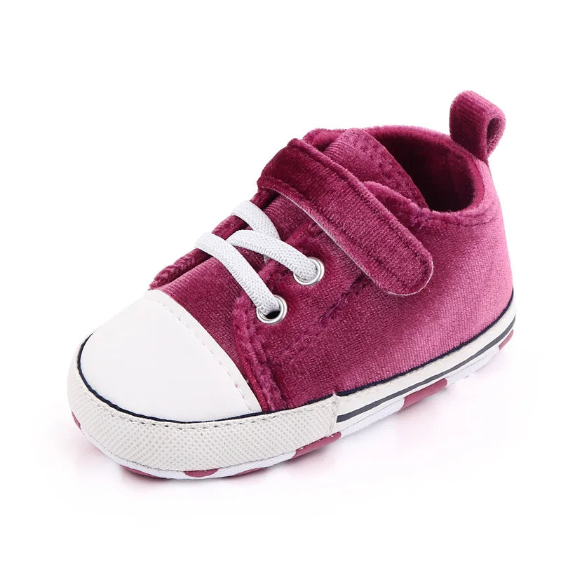 Baby Canvas Classic Sneakers Newborn Sports Baby Boys Girls First