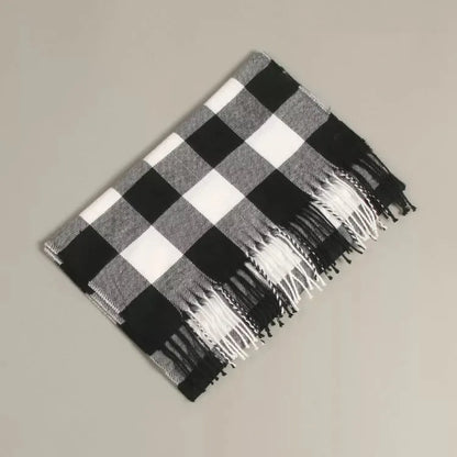 Autumn and Winter Children's Scarf British Plaid High-Grade