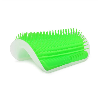 Corner Pet Brush Comb Play Cat Toy Plastic Scratch Bristles Arch Massager