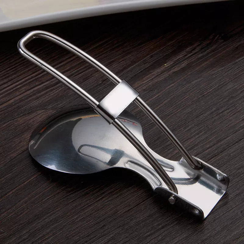 Outdoor Camping Picnic Stainless Steel Spoon Tableware Camp Titanium Spork