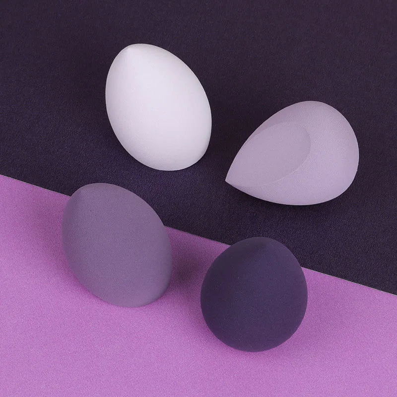 4Pc Beauty Egg Makeup Blender Cosmetic Puff Makeup Sponge Cushion Foundation