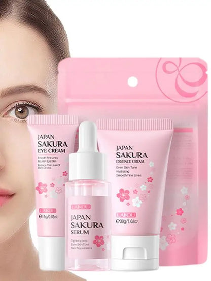 Skincare Gift Set Women's Skin Care Kit for Moisturizing Cherry Blossom Extract