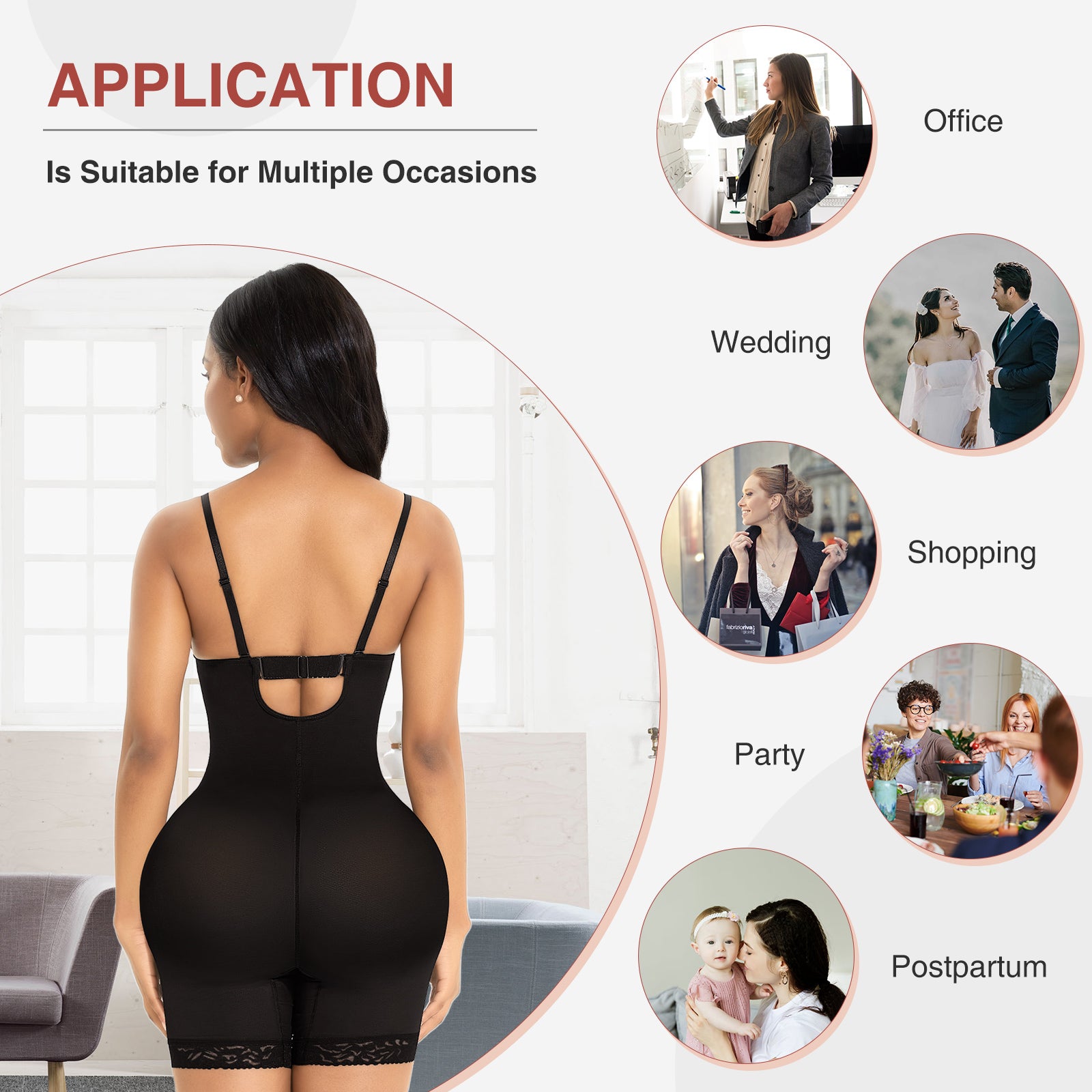 HEXIN Wholesale Shapewear Backless Body Shaper Bra