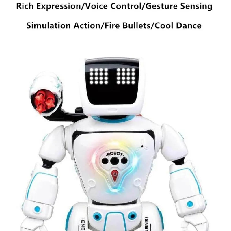 Remote Control Intelligent Smart Robot Voice Conversation Gesture Touch Sensing