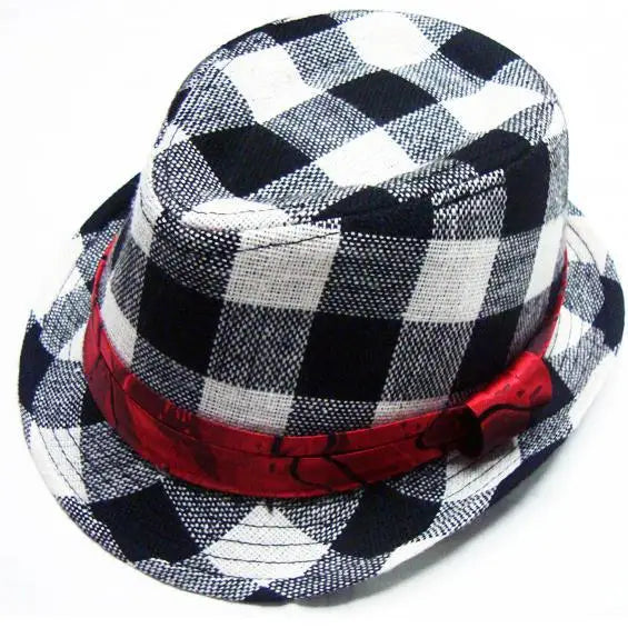 2022 Retail Solid Fashion Boys Fedora Top Hats for Kids Fedoras Baby Cap Dicer