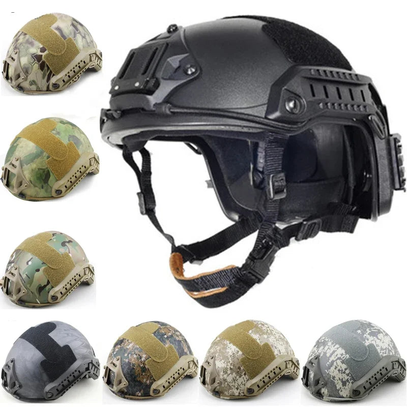 New FAST Helmet Airsoft MH Camouflage Tactical Helmets ABS Sport Helmet