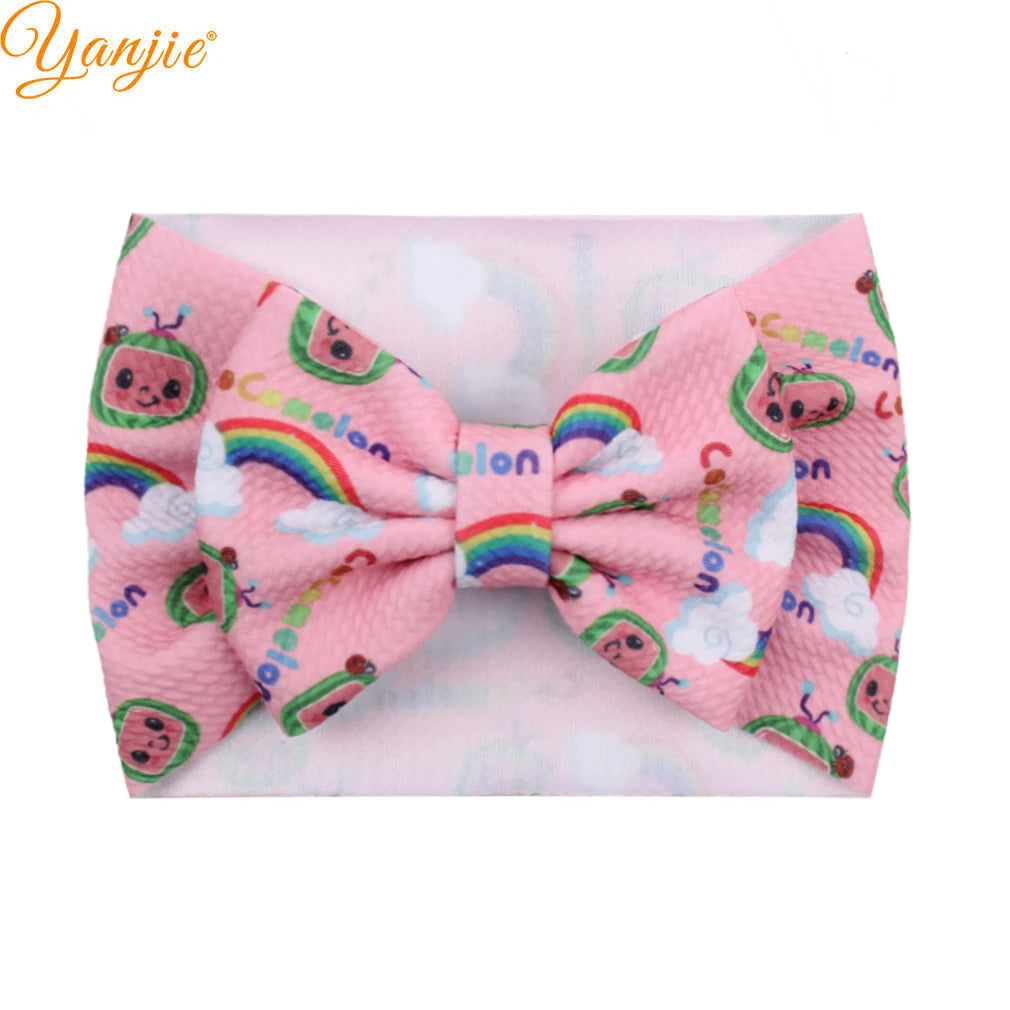 YANJIE 2023 New Turban Fashion 5'' Hair Bows Headband