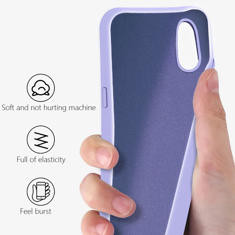 Liquid Silicone Case for Xiaomi 11T 13T Mi 11 Lite Poco X5 Pro