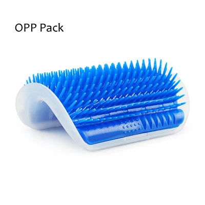 Corner Pet Brush Comb Play Cat Toy Plastic Scratch Bristles Arch Massager