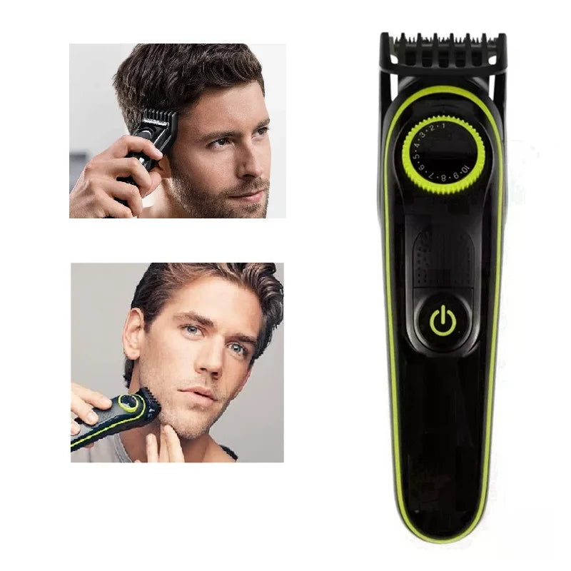 Kemei Adjustable Beard Hair Trimmer for Men Mustache Facial & Body Hair Clipper