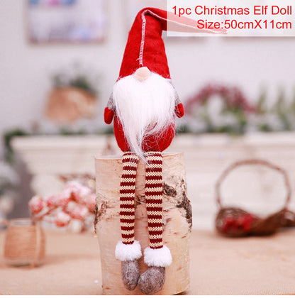 Nanhu Gnome Christmas Faceless Doll Merry Christmas Decorations for Home