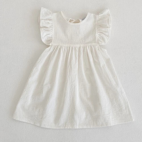 New Brand Baby Girls Dresses Korean Japan Style Summer Kids Girls Dress Ruffles