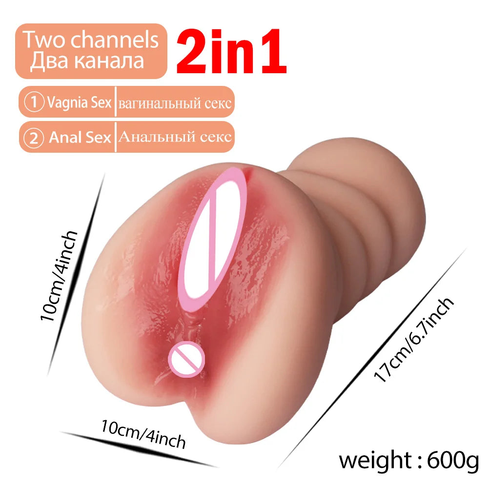 Vagina Real Pussy Male Masturbator Goods for Adults Realistic