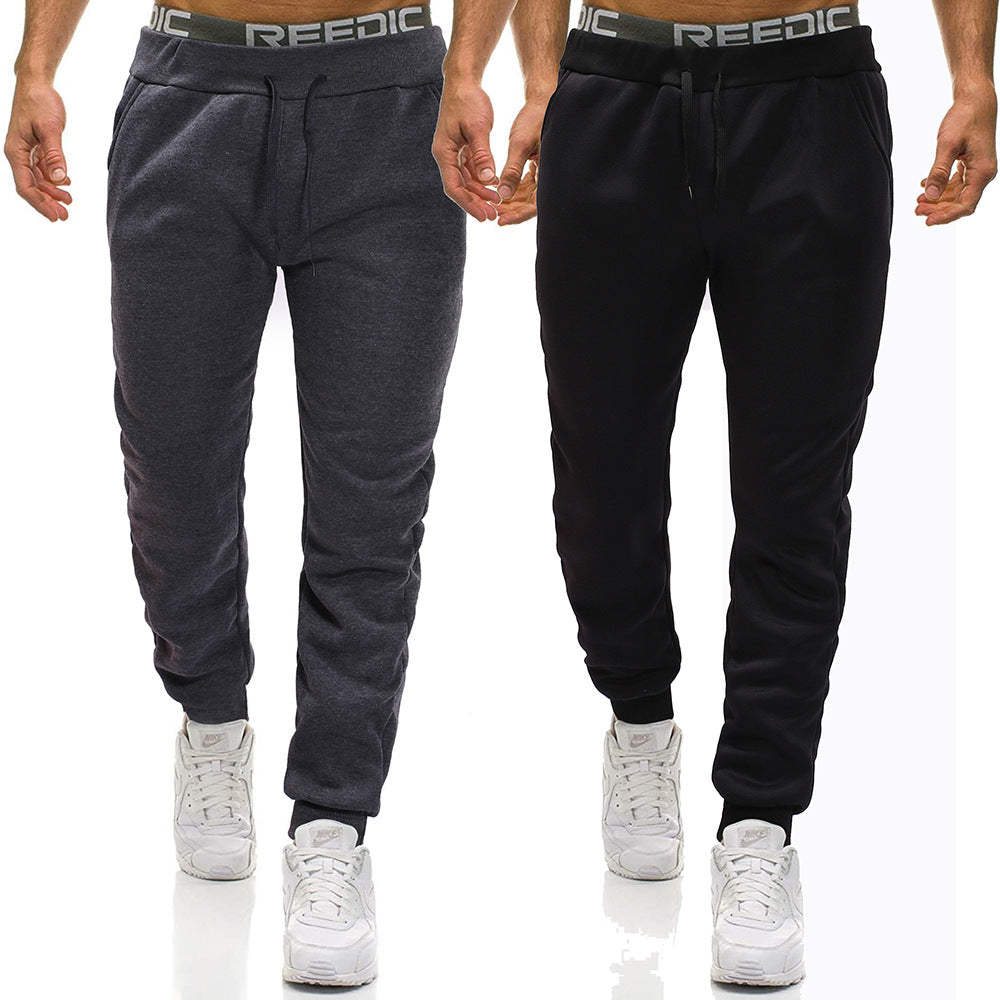 Men's Casual Jogger Sweatpants Basic Fleece Marled Jogger Pant Elastic Waist